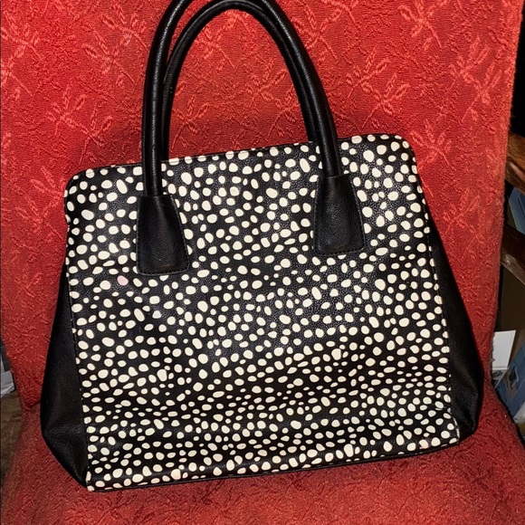Betsey Johnson Black Floral Clutch